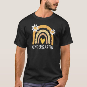 Camiseta Professor do infantário Life Cute Boho Rainbow Ins