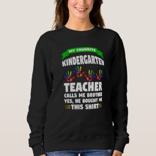 Camiseta Professor do jardim de infância chama professor ir