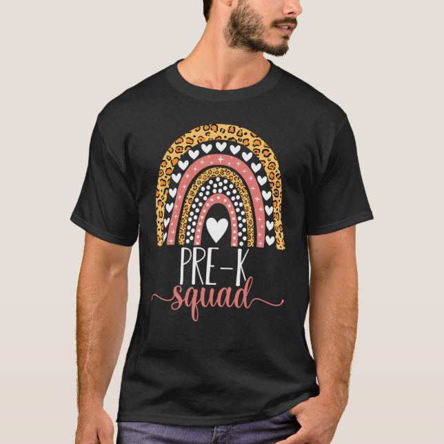 Camiseta Professor do Pré-Jardim Infantil da Equipe do Quad (Frente)