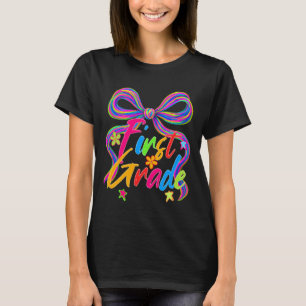 Camiseta Professor do Primeiro Ano 1ª Esquadra Coquete Laço