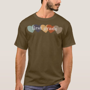 Camiseta Professor do Primeiro Ano de Coração Volta às Aula