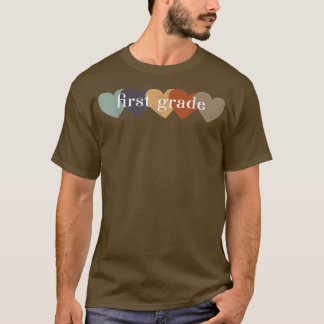 Camiseta Professor do Primeiro Ano de Coração Volta às Aula