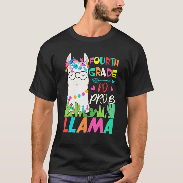 Camiseta Professor do Quarto Ano Aluno de Volta às Aulas Se (Frente)