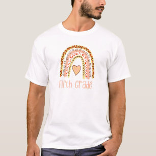 Camiseta Professor Do Quinto Ano Do Arco-Íris De Volta Às M