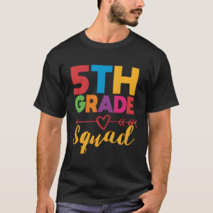 Camiseta Professor do Quinto Estudante do Quinto Grau-5
