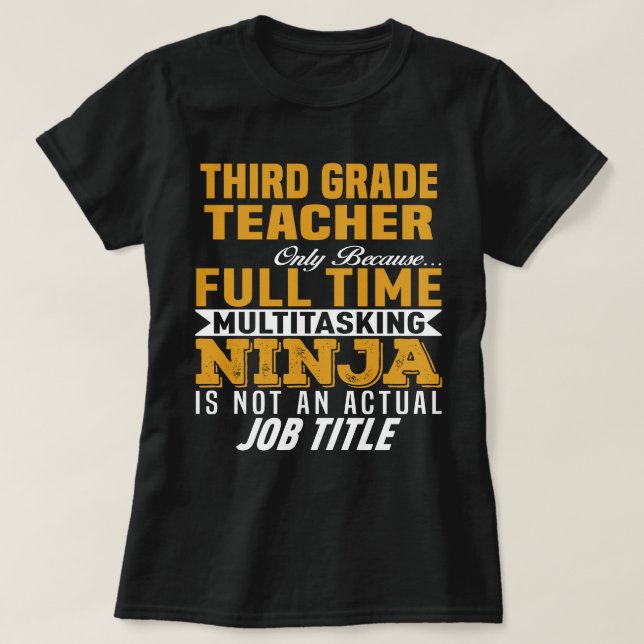 Camiseta Professor do terceiro grau (Frente do Design)