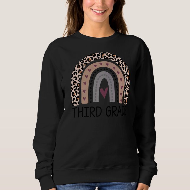 Camiseta Professor do Terceiro Grau Leopard Rainbow 3º Grau (Frente)