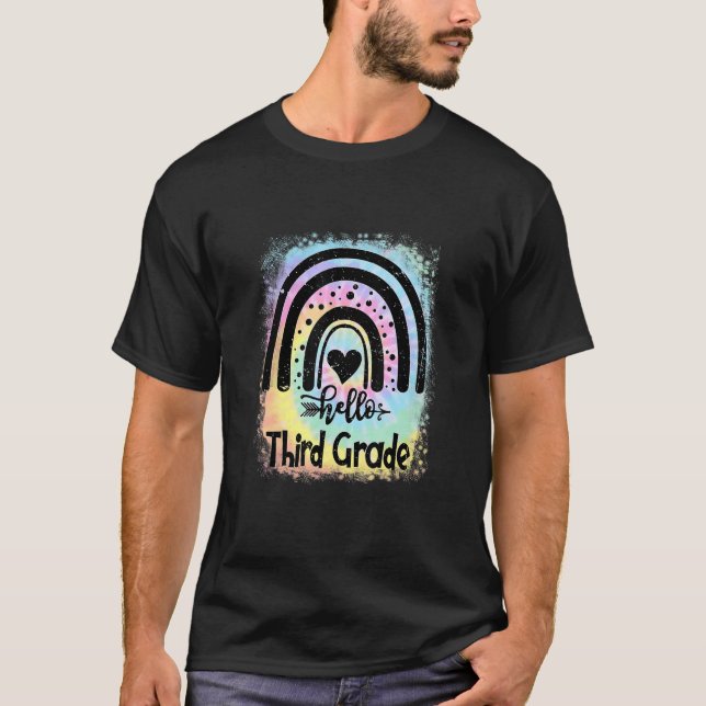 Camiseta Professor Do Terceiro Grau Tie Dye Rainbow De Volt (Frente)