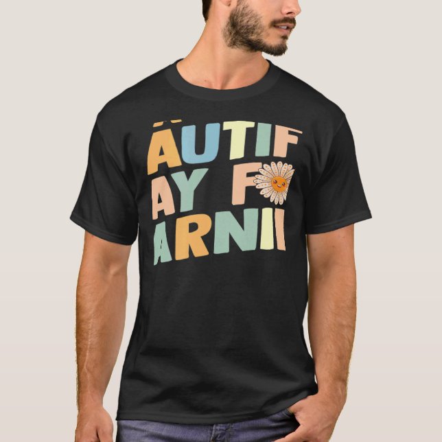 Camiseta Professor e estudantes É um belo dia para Lear (Frente)