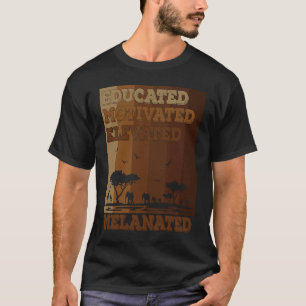 Camiseta Professor Educado Motivado Elevado Melanizado