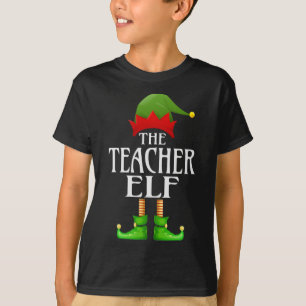 Camiseta Professor Elf Xmas Engraçado Grupo de Correspondên