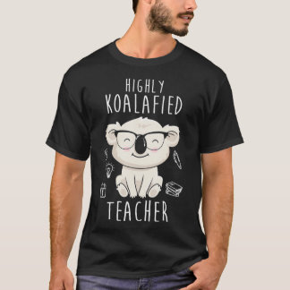 Camiseta Professor Engraçado com Animais Bonito, Idea Koala