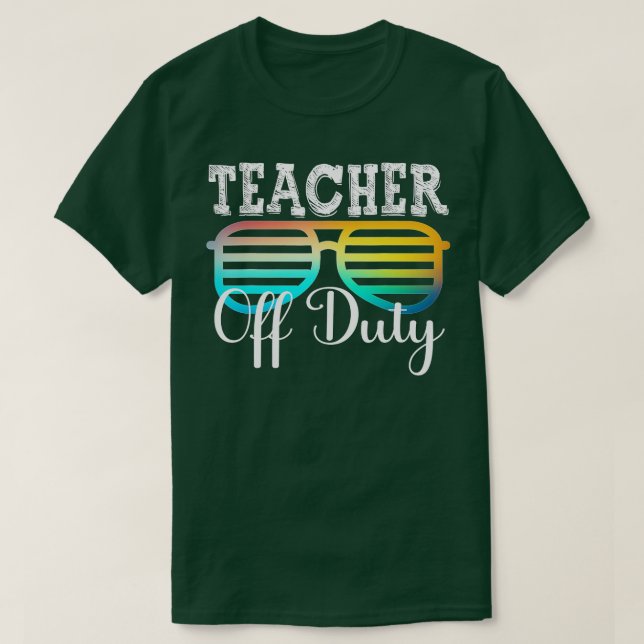 Camiseta Professor Engraçado De Dar Óculos De Sol Palm Tree (Frente do Design)