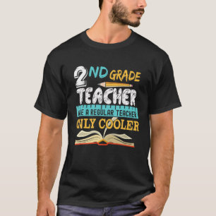 Camiseta Professor Engraçado De Segundo De Volta Para Prese