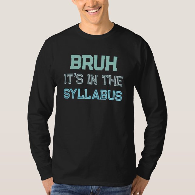 Camiseta Professor Engraçado dizendo que ensinar Funcionari (Frente)