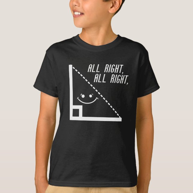 Camiseta Professor engraçado do triângulo da matemática (Frente)