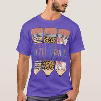 Camiseta Professor Engraçado Engraçado Lápis-Leopardo De Vo