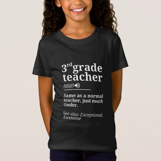 Camiseta Professor Engraçado Engraçado Professores do Terce (Frente)