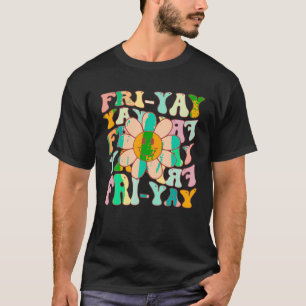 Camiseta Professor Engraçado Feliz Friyay TGIF Sexta-feira 