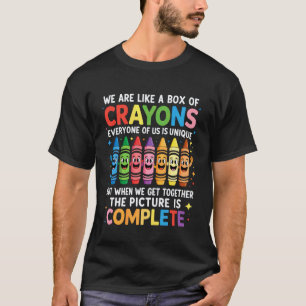 Camiseta Professor Engraçado Somos Como Uma Caixa De Giz De
