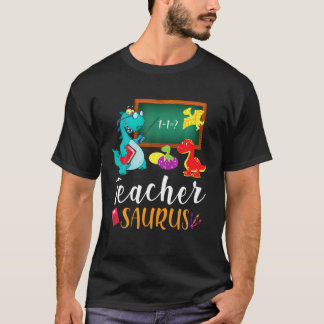 Camiseta Professor Engraçado Surus Tee The Dinosaur Teacher