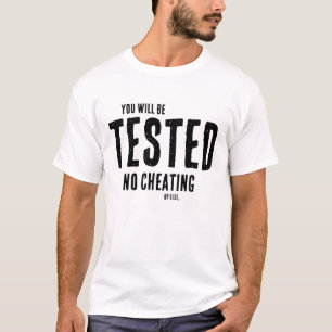 Camiseta Professor Engraçado, Você Será Testado Dizendo