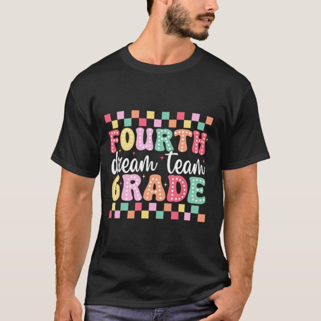 Camiseta Professor Equipe dos Sonhos da Quarta Série Mulher (Frente)