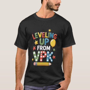 Camiseta Professor Escolar Ensino Pré K, Subindo de Nível a