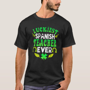 Camiseta Professor Espanhol Mais Feliz Da Rua De Patrick Da