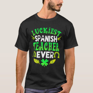 Camiseta Professor Espanhol Mais Feliz Da Rua De Patrick Da