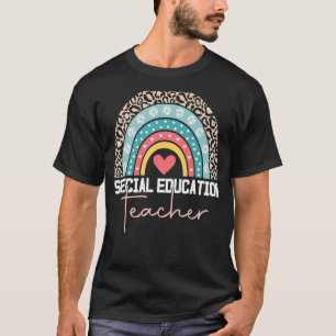 Camiseta Professor especial de educação Ed SPED Leopard Rai