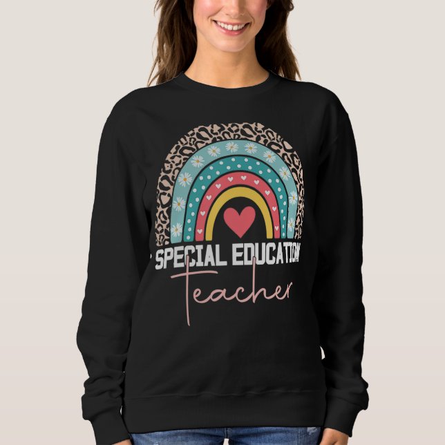 Camiseta Professor especial de educação Ed SPED Leopard Rai (Frente)