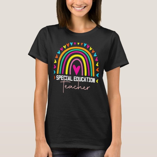 Camiseta Professor especial de educação Ed SPED Leopard Rai (Frente)