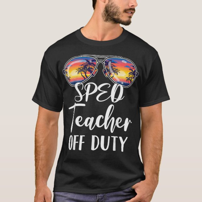Camiseta Professor especial de educação SPED do surdo fora  (Frente)