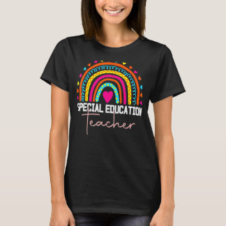 Camiseta Professor Especial De Educação Sped Ed Sped Leopar