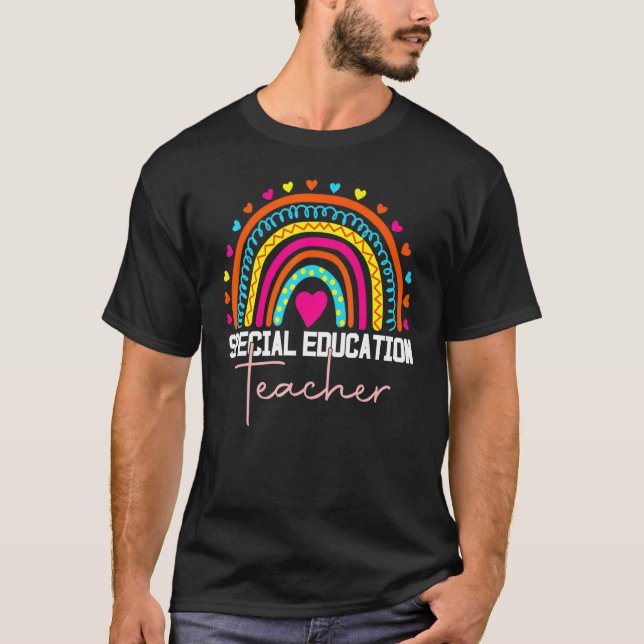 Camiseta Professor Especial De Educação Sped Ed Sped Leopar (Frente)
