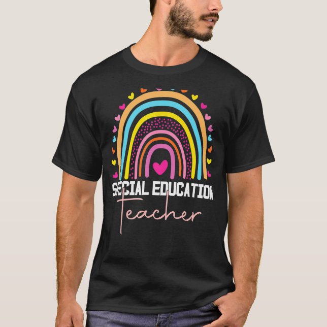 Camiseta Professor Especial De Educação Sped Ed Sped Leopar (Frente)
