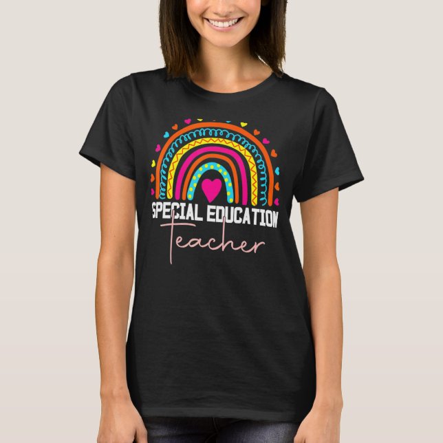 Camiseta Professor Especial De Educação Sped Ed Sped Leopar (Frente)