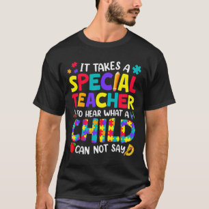 Camiseta Professor Especial Para Ouvir O Que Um Autismo Inf