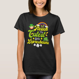 Camiseta Professor Eu Ensino A Rua De Leprechauns Mais Pobr