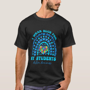 Camiseta Professor Eu Visto Azul Para Meus Alunos Conscient