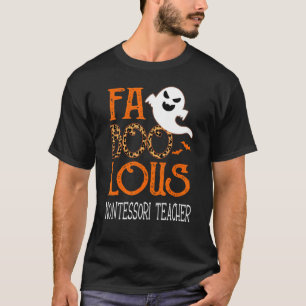 Camiseta Professor Fabooloso Montessori No Partido Das Hall