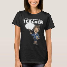 CAMISETA PROFESSOR - FALA, ALUNOS OUVEM