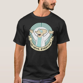 Camiseta Professor Farnsworth - Boas Notícias Todos! Clássi