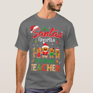 Camiseta Professor favorito Cookie Xmas Hat