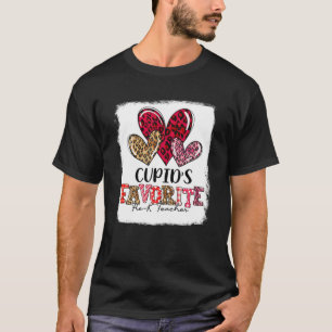 Camiseta Professor favorito de pré-K Valentin, Cupido Cora