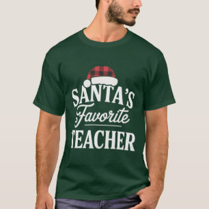 Camiseta Professor Favorito do Papai Noel Natal Ensina Alun