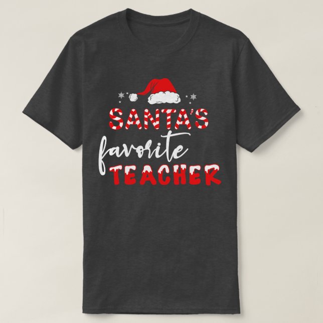 Camiseta Professor favorito Santas 1 (Frente do Design)