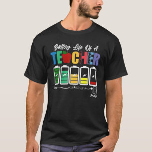 Camiseta Professor Feliz Primeiro Dia De Aula Vida Útil De