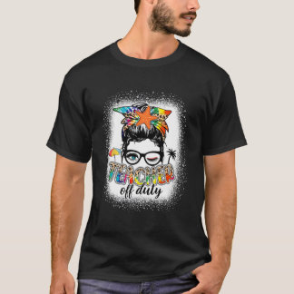 Camiseta Professor fora do dever no último dia de escola Fé